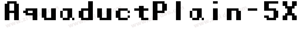AquaductPlain-5XX8字体转换