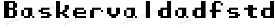 BaskervaldadfstdItalic-ZWM8字体转换