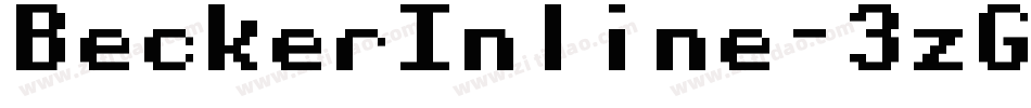 BeckerInline-3zG8字体转换
