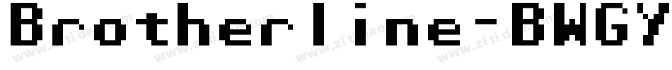 Brotherline-BWGY8字体转换