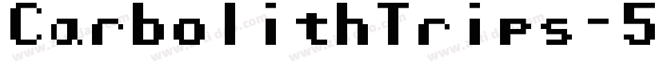 CarbolithTrips-5m8字体转换