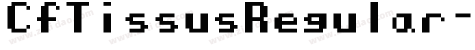 CfTissusRegular-xwX8字体转换
