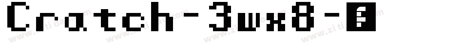 Cratch-3wx8字体转换