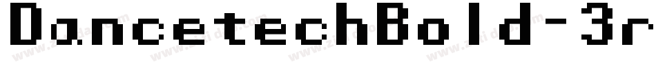 DancetechBold-3rj8字体转换