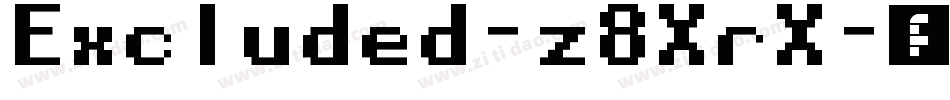 Excluded-z8XrX字体转换