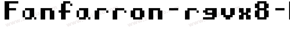 Fanfarron-rgvx8字体转换
