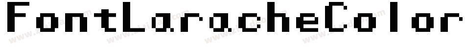 FontLaracheColor-B6P8字体转换