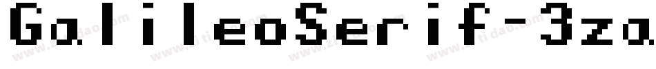 GalileoSerif-3zaZ8字体转换
