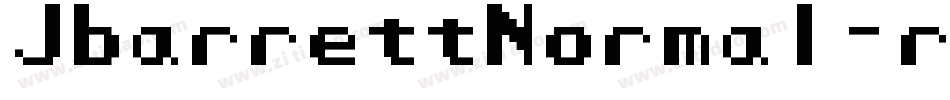 JbarrettNormal-rxe8字体转换