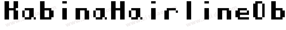 KabinaHairlineOblique-OPR8字体转换