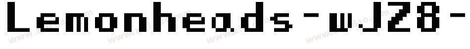 Lemonheads-wJZ8字体转换