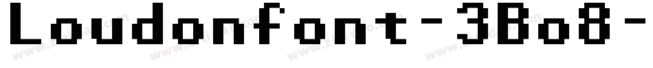 Loudonfont-3Bo8字体转换