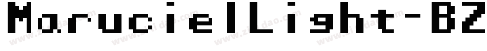 MarucielLight-BZG8字体转换