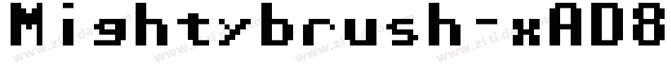 Mightybrush-xAD8字体转换