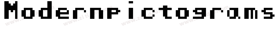 Modernpictograms-YJW8字体转换