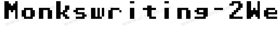 Monkswriting-2We8字体转换