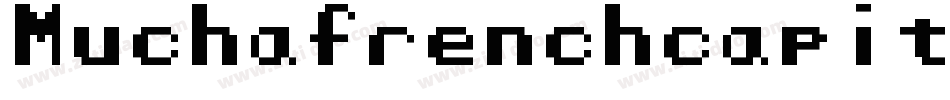 Muchafrenchcapitals-xxm8字体转换
