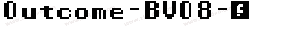 Outcome-BVO8字体转换