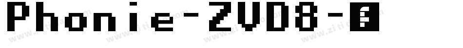 Phonie-ZVD8字体转换