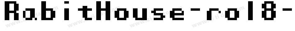RabitHouse-rol8字体转换