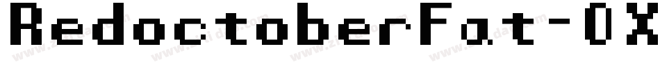 RedoctoberFat-OXB8字体转换