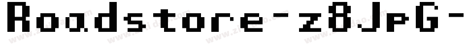 Roadstore-z8JpG字体转换