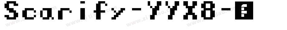 Scarify-YYX8字体转换