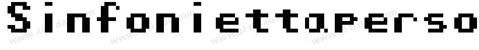 Sinfoniettapersonaluseonly-w1lA8字体转换
