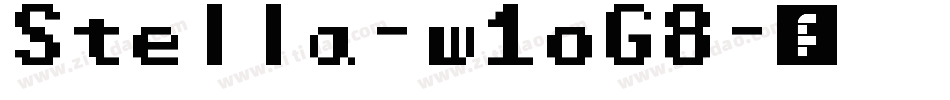 Stella-w1oG8字体转换