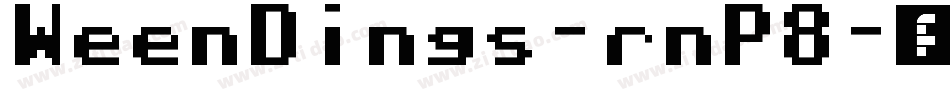 WeenDings-rnP8字体转换