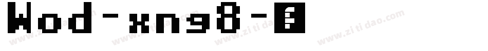 Wod-xng8字体转换