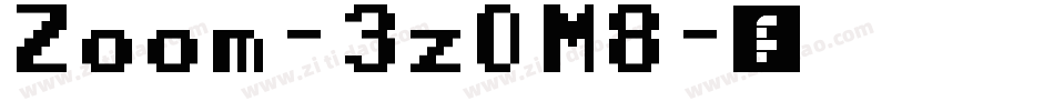 Zoom-3zOM8字体转换
