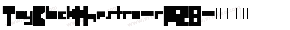 ToyBlockMaestro-rPZ8字体转换