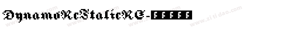 DynamoRcItalicRC字体转换