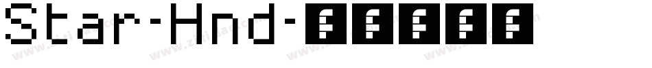 Star-Hnd字体转换