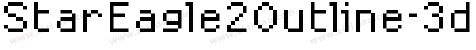 StarEagle2Outline-3de8字体转换