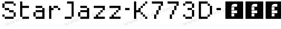 StarJazz-K773D字体转换