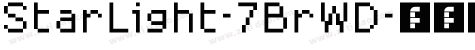 StarLight-7BrWD字体转换