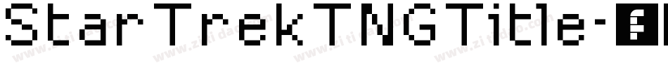 StarTrekTNGTitle字体转换