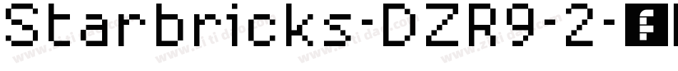 Starbricks-DZR9-2字体转换
