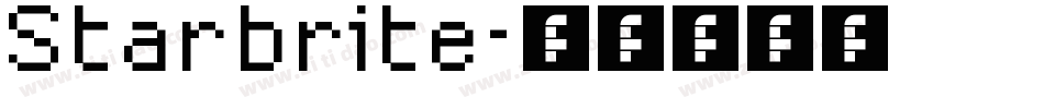 Starbrite字体转换