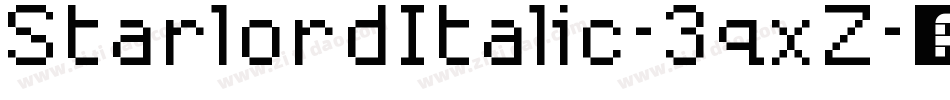 StarlordItalic-3qxZ字体转换