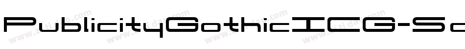 PublicityGothicICG-Solid字体转换