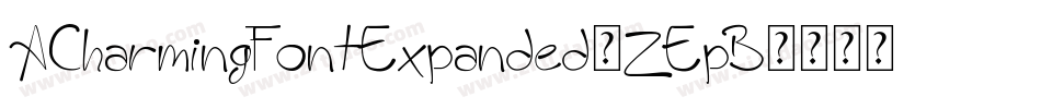 ACharmingFontExpanded-ZEpB字体转换