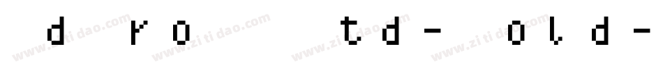 AdProLTStd-Bold字体转换