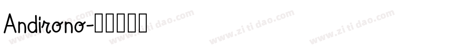 Andirono字体转换
