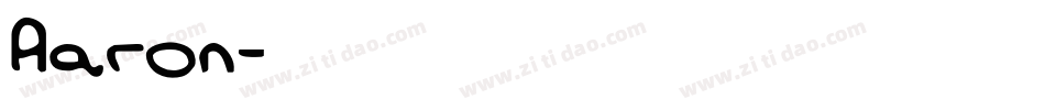 Aaron字体转换