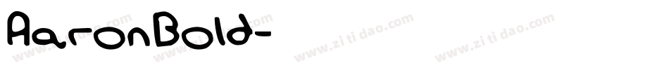 AaronBold字体转换