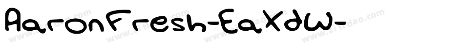 AaronFresh-EaXdW字体转换