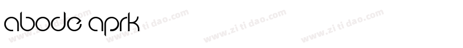 Abode-apRK字体转换